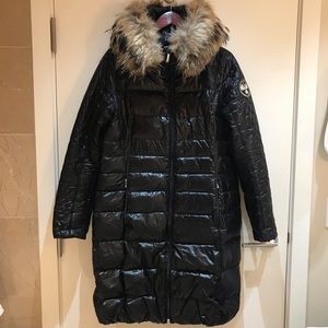 Napapijri glossy puffer long winter jacket